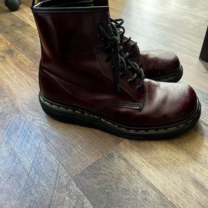 Dark purple Dr. Martens